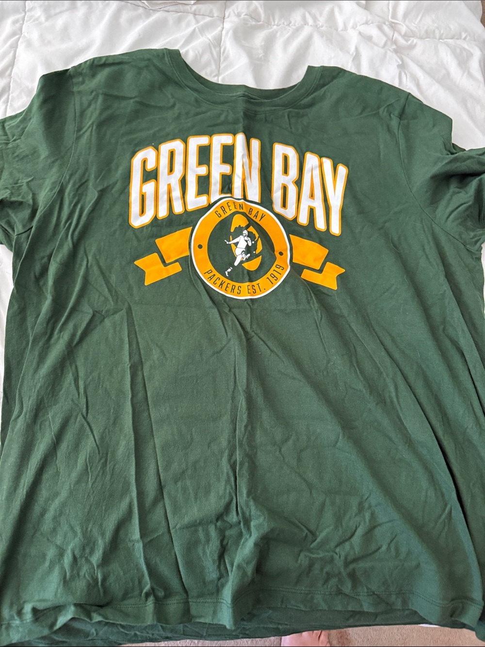 Nike Green Bay Packers Green & Gold Short Sleeve Tee